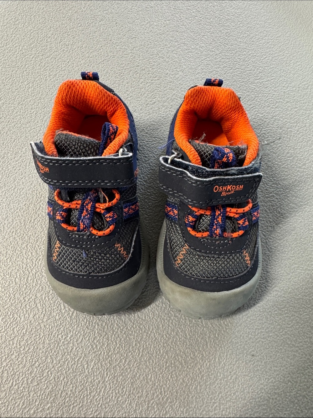 OshKosh B'gosh Navy and Orange Toddler Sneaker Shoes